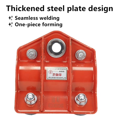 300Kg Pipe Beam Trolley Lifting Round Tube Sports Car w/ Snackle for 60mm Pipe