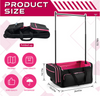 24inch Dance Bag Suitcase Garment Rack Duffel Rolling Luggage Upright Storage