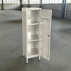 3-Tier Floor Stand Metal Storage Cabinet with Adjustable Shelf & Lock 138cm High