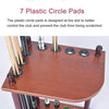 Wooden Pool Billiard Corner 7 CUE STAND Rack Durable Pool Cue Rack Holder AU