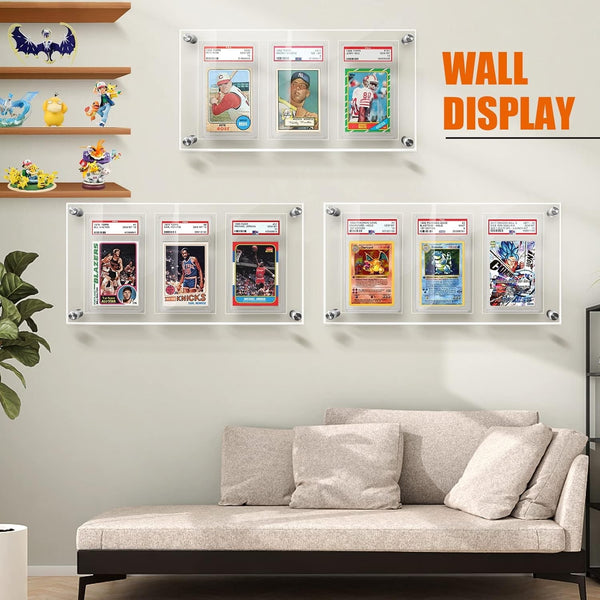 3/9/10 Card Display Frame PSA Trading Card Frame For Pokemon/NBA/Sports Cards