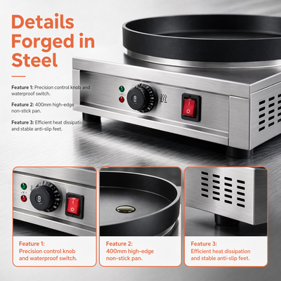 Dumpling Frying Pan Shengjian Bao Frying Automatic Electric Pot PasteMachine