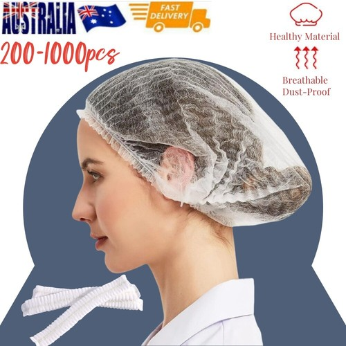1000 Pcs Disposable Hair Net Cap Stretch Control Cover Piece Shower Travel Sleep