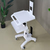 Medical Dental Lab Trolley Cart Intraoral Scanner Mobile Cart Clinic Laptop Rack