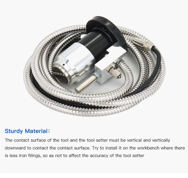 Automatic Tool Sensor Z Axis Probe Sensor 4 Wire CNC Router Milling Engraving