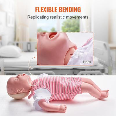 Baby First Aid CPR Manikin Training Model Infant Airway Obstruction Training