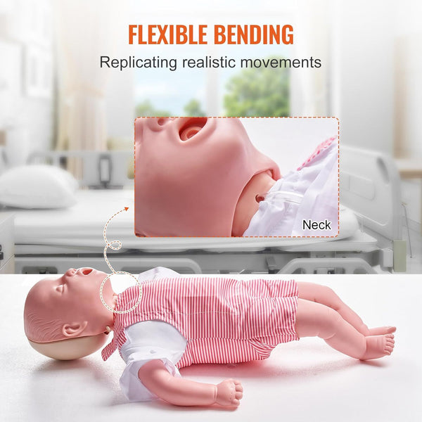 Baby First Aid CPR Manikin Training Model Infant Airway Obstruction Training