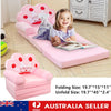 Foldable Kids Couch Children Sofa Bed Princess Chair Toddler Chair Playing Sofa