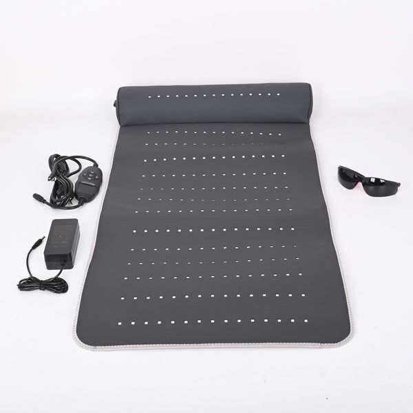 Red Light Therapy Mat Infrared Heat  Pad w/3D Neck Support Gifts 660nm+850nm