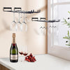 4PCS Wine Glass Racks Metal Wine Glass Holder for Kitchen Bar Decor Wall Mounted