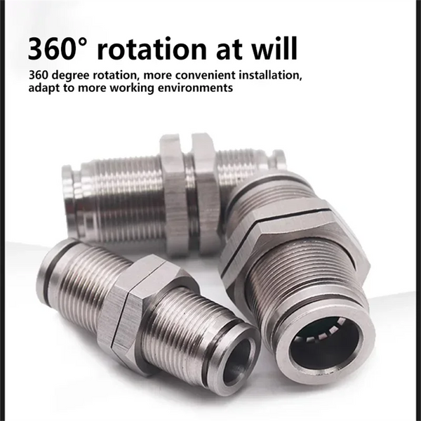Connectors Fittings PM Air Tube 6mm Push Hose Connector Quick Release Pneumatic