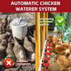 Auto Chicken Waterer System Chick Duck Watering Feeder PVC Pipelines 8 Cups AU