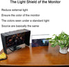 Desktop Computer Monitor Hood, 17-27In Adjustable, Foldable Anti-Glare Sunshade