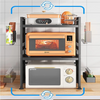 3 Tier Microwave Shelf Kitchen Adjustable Oven Storage Rack Stand Cabinet Holder