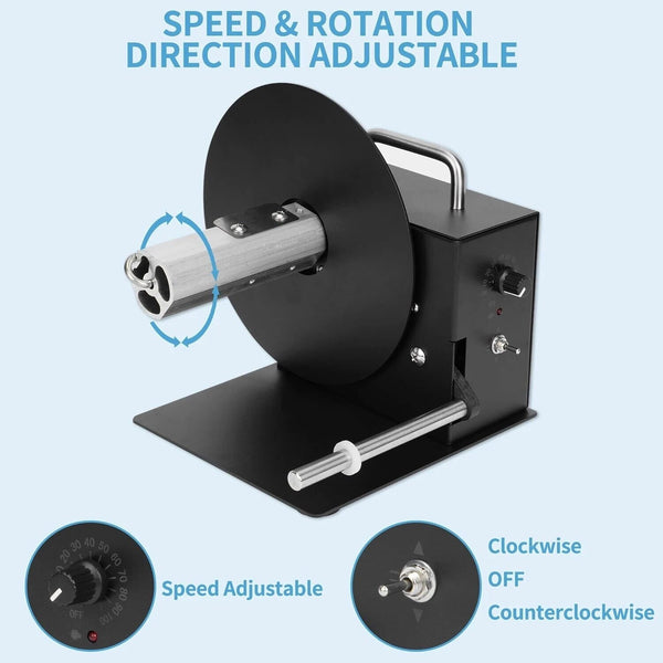 R3pro Automatic Label Rewinder Two-way Labeling Machine Barcode Label Rewinder