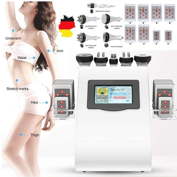 6 in1Ultrasonic Cavitation Machine 40K RF Radio Frequency Fat Body Beauty Device