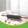 Marble Rolling Pin Wooden Handle for Baking Pizza Bread Kitchen Dough Roller