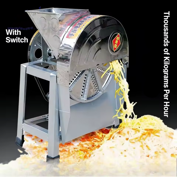 500kg/h Commercial Vegetable Cutter Grater Multi-function Auto Potato Slicer