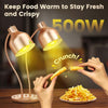 Food Heat Lamp 2 Head Stainless Steel Commercial Food Warmer Lamp 540° Rotation