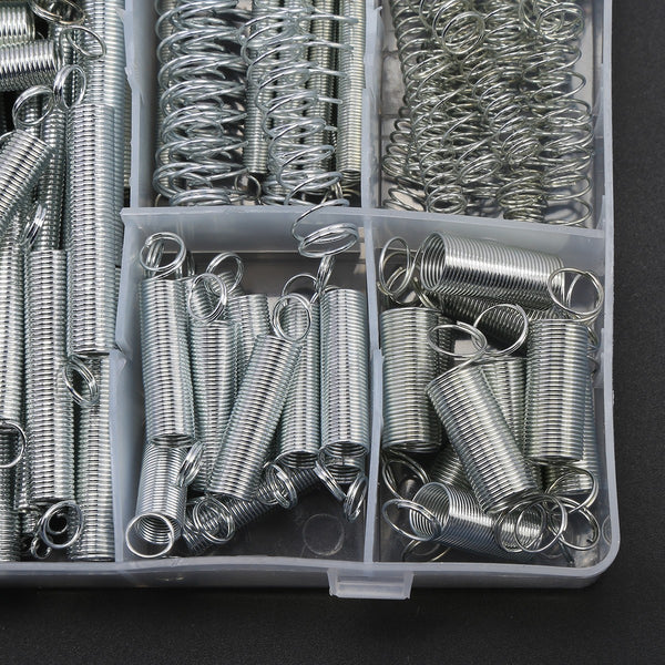 200pcs Small Spring Assortment Compression Extension Spring Metal Tension Spring