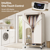 2300W Electric Portable Clothes Dryer Negative Ion Clothes Heater Quickly Drying