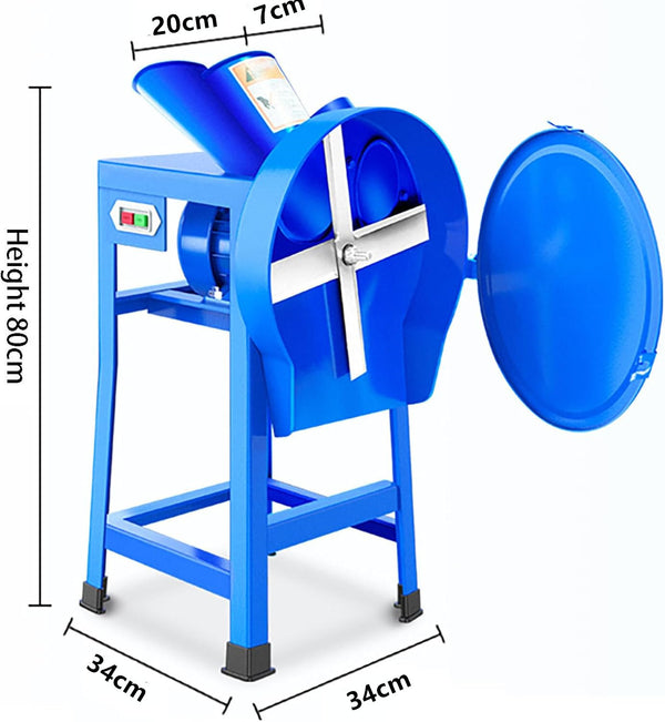 Hay Cutter Machine Electronic Grass Chaff Cutter Pig Animal Feed Hay Crusher