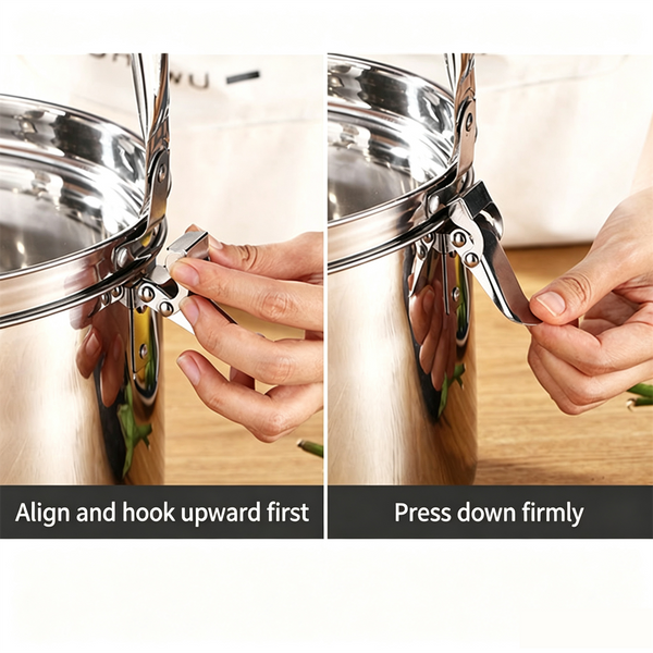 Energy-Saving Stainless Steel Soup Pot, Heat Preservation Pot Environmentally