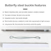 Belt Lacing Clipper Fasteners Staple Fastener Belt W/ Hinge Pins (Box of 4Sets)