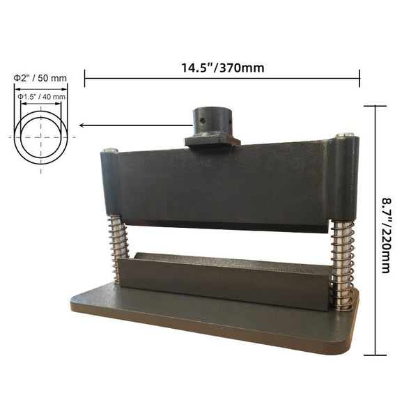 12" Press Brake Attachment For Standard 12/20 Ton Hydraulic Shop Press Machine
