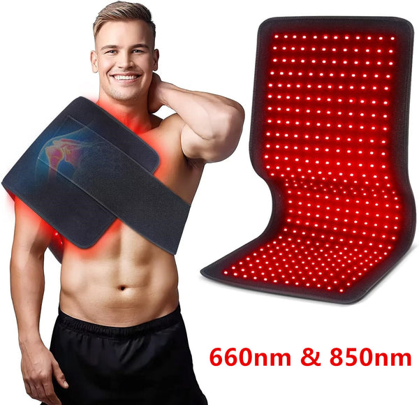 Red Light Therapy Pad Mat LED Infrared Full Body Device Back Muscle Pain Relief
