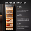 138L Cigar Humidor Cedar Wood 1000 Cigars Temperature Controlled Cigar Cabinet