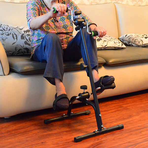 Adjustable Pedal Exerciser Hand Arm Leg Peddler for Seniors Elderly Home Gym