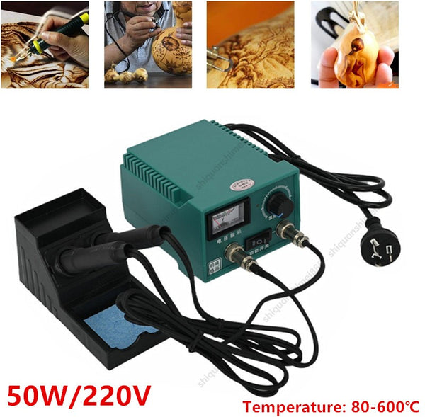 Nisorpa Wood Burning Pen Tool Professional Pyrography Machine Wood Carving Craft