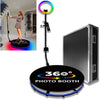 360 Spin Photo Booth Dia 100cm Automatic Rotating Video Booth w/ Flight case