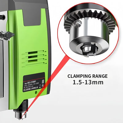 800W Drill Press Electric Bench Drill Stand Variable Speed 1.5-13mm Benchtop