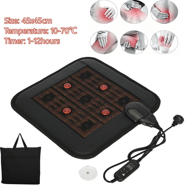 PEMF Infrared Therapy Pad Heating Therapy Pad Crystal Mat Body Pain Relief Relax