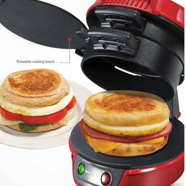 Electric Burger Press Machine Breakfast Machine Sandwich Hamburger Maker 220V