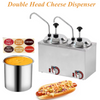 5L Sauce Fudge Pump Warmer Machine Hot Chocolate Cheese Dispenser Sauce Pump
