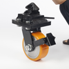 8" Super Heavy Duty ISO Shipping Container Caster Wheels With Directional Lock