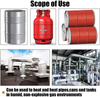 Electric Oil Drum Silicone Heating Belt Band Drum Heater Gas Tank Metal Barrel