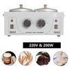 220V Double Wax Pot Warmer Waxing Machine For Full Body Adjustable Temperature