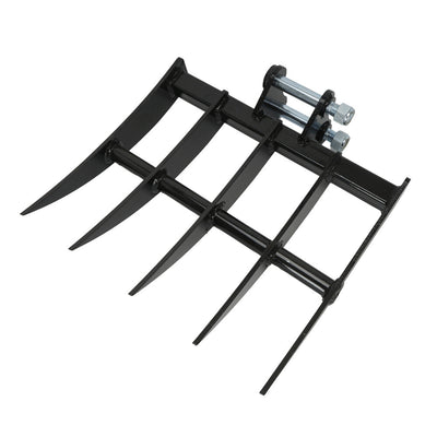 Excavator Attachment Soil Sieving Bucket Metal Wide Backhoe Rake for Mini Digger