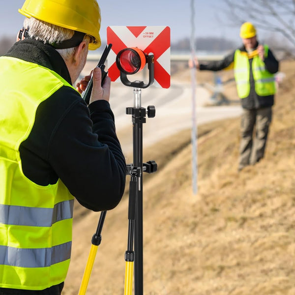 107-180cm Surveying Pole Thumb Release Bipod For Prism Pole Leveling Rod Survey