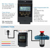 25000GPH Fountain Aerator Pump Stainless Steel Pond Large Water Aerator Floating