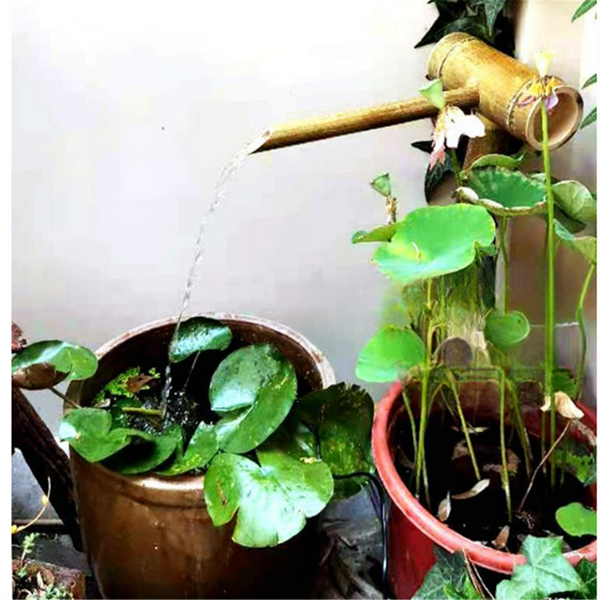 Bamboo Water Flow Ornaments Courtyard Water Circulation Bamboo Water Flow Device