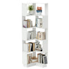 5 Tier Corner Bookshelf Open Display Bookcase for Study Office Books Organiser