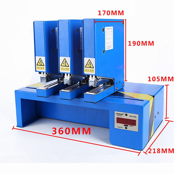 Home Office Stapler Heavy Duty Pneumatic Stapler Binding Machine  w/4800 Staples