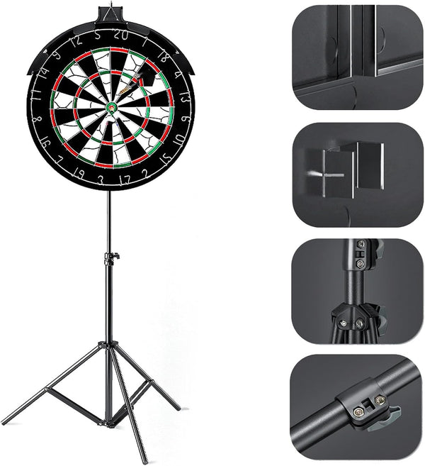 Tripod Dartboard Stand Foldable Dartboard Support Accessories For 17in 18in AU