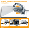 For Starlink Mini Anti-Theft Car Roof Rack Mount Compatible with Starlink Mini