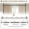 Room Divider Adjustable Privacy Screen Room Dividers Salons Beauty SPA 1.1-3m AU